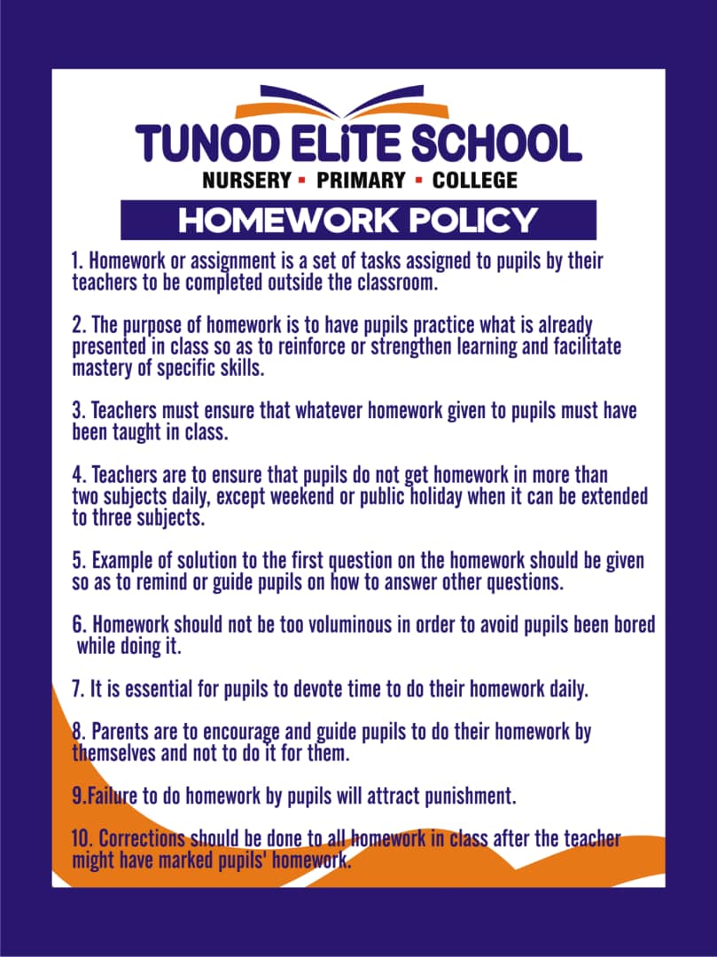 Students at Tunod Elite School